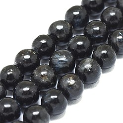 Kyanite Natural Kyanite/Cyanite/Disthene Beads Strands, Round, 6mm, Hole: 0.7mm, about 60pcs/strand, 15 inch(38cm)