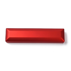 Red Rectangle Plastic Necklace Storage Boxes, Jewelry Necklace Gift Case with Velvet Inside and LED Light, Red, 22.9x5.4x3.5cm