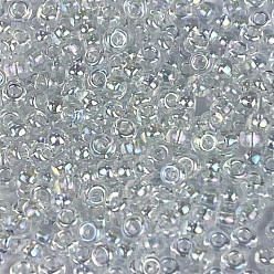 (RR262) Inside Color Rainbow Light Azore Миюки круглые бусины рокайль, японский бисер, (rr262) внутри цвет радуги свет Азор, 11/0, 2x1.3 мм, отверстие : 0.8 мм, Около 5500 шт / 50 г