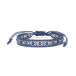 navy blue Bohemian Crystal Beaded Friendship Bracelet for Women