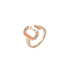 01 Gold Plated Devil Eye Ring for Women - Unique and Stylish Oil Drop Design