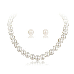 5627301 Ensemble de bijoux en perles abs à la mode pour robe de mariée