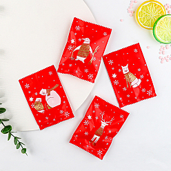 Other Animal Пластиковые пакеты для закусок с машинной запайкой, прямоугольные пакеты для печенья и конфет, для выпечки печенья фасовочные пакеты, другое животное, 100x70 мм, 95 шт / пакет