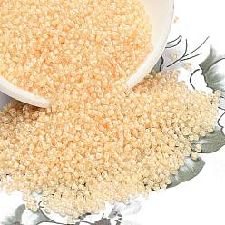 (352) Inside Color Crystal/Butter Yellow Тохо 11/0 круглые бусины, японский бисер, (352) внутри цветной кристалл / масляно-желтый, 11/0, 2.2 мм, отверстие : 0.8 мм, Около 1110 шт / 10 г