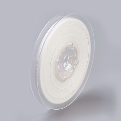 White Rayon and Cotton Ribbon, Twill Tape Ribbon, Herringbone Ribbon, White, 1/4 inch(6mm), about 50yards/roll(45.72m/roll)