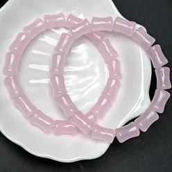 Pale pink Fashionable Bamboo Bracelet - Chinese Style Bamboo Bead Bracelet - Gift