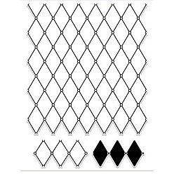 Rhombus Прозрачные силиконовые штампы, для diy scrapbooking, фотоальбом декоративный, изготовление карт, ромб, 160x110 мм