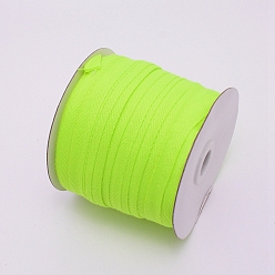 Зелено-Желтый Хлопчатобумажные ленты из твила, елочка ленты, для шитья, зеленый желтый, 3/8 дюйм (10 мм) x 0.84 мм, о 80yards / рулон (73.15 м / рулон)