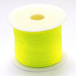 Yellow Nylon Thread, Yellow, 1.0mm, about 49.21 yards(45m)/roll