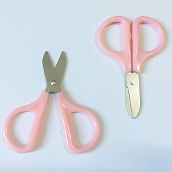 Pink Stainless Steel Scissors, with Plastic Handle, Sewing Scissors, Pink, 72x47mm
