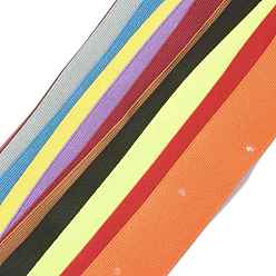 (52) Непрозрачная лаванда Плоский эластичный резиновый шнур / полоса, швейные принадлежности для одежды, разноцветные, 20~53x0.8~1.2 мм, 2 м