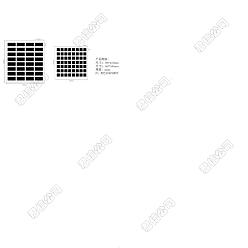 Mixed Shapes Шаблоны трафаретов для рисования акрилом, для росписи по скрапбуку ткань плитка напольная мебель дерево, разнообразные, 160~210x160~190x2.5 мм, 2 шт / комплект