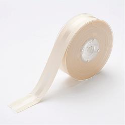 White Polyester Grosgrain Ribbon, White, 1-1/2 inch(38mm), about 100yards/roll