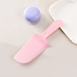 Pink Plastic Cake Knife, with Handle, Kitchen Baking Tool, Pink, 180x60mm