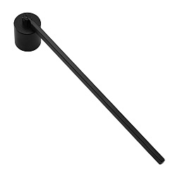Electrophoresis Black Stainless Steel Candle Wick Snuffer, Candle Tool Accessories, Electrophoresis Black, 17.2x2.3x2.2cm