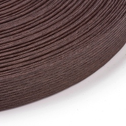 Coconut Brown Paper Ribbons, for Rattan Woven Making, 12-Ply, Coconut Brown, 15.5mm, about 20m/roll