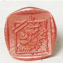 Помидор Частицы сургуча, для ретро печать печать, восьмиугольник, помидор, размер бутылки: 40x34 мм, о 45шт / бутылка