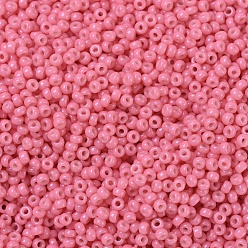 (RR4465) Duracoat Dyed Opaque Guava MIYUKI Round Rocailles Beads, Japanese Seed Beads, (RR4465) Duracoat Dyed Opaque Guava, 11/0, 2x1.3mm, Hole: 0.8mm, about 1100pcs/bottle, 10g/bottle