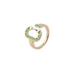 05 Gold Plated Devil Eye Ring for Women - Unique and Stylish Oil Drop Design