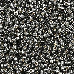 (DB2512)Duracoat Galvanized Dk Steel Green Бусины miyuki delica, цилиндр, японский бисер, 11/0, (db2512)duracoat оцинкованная сталь dk зеленая, 1.3x1.6 мм, отверстие : 0.8 мм, Около 100000 шт / 500 г