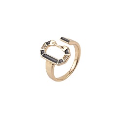 07 Gold Plated Devil Eye Ring for Women - Unique and Stylish Oil Drop Design