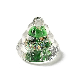 Зеленый лайм Handmade стеклянные бусины фольги, конус, зеленый лайм, 21.5~22.5x22.5~23.5 мм, отверстие : 1.8 мм