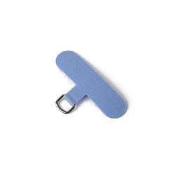 Cornflower Blue Oxford Cloth Mobile Phone Lanyard Patch, Phone Strap Connector Replacement Part Tether Tab for Cell Phone Safety, Cornflower Blue, 6x1.5x0.065~0.07cm, Inner Diameter: 0.7x0.9cm