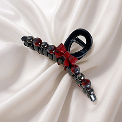 Bowknot Заколки для волос с когтями из смолы, аксессуары для волос для женщин и девочек, бантом, 130x50 мм