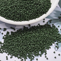 (DB2291) Матовое Непрозрачное Глазированное Авокадо Бусины miyuki delica, цилиндр, японский бисер, 11/0, (db 2291) авокадо с матовой глазурью, 1.3x1.6 мм, отверстие : 0.8 мм, Около 2000 шт / 10 г