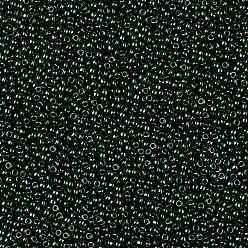 (89) Metallic Moss TOHO Round Seed Beads, Japanese Seed Beads, (89) Metallic Moss, 15/0, 1.5mm, Hole: 0.7mm, about 15000pcs/50g