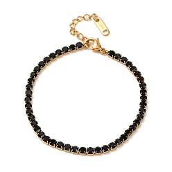 Реактивный Самолет 304 браслеты-цепочки из нержавеющей стали со стразами для женщин, квадратный, вакуумные покрытия, золотые, струя, 7-1/8 дюйм (18 см)