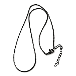 Черный 1.3мм 304 цепочки из нержавеющей стали в стиле "бостонское плетение" для женщин и мужчин, ионное покрытие (ip), чёрные, 15.87 дюйм (40.3 см)