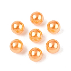 (932FM) Темно-синий аква-матовый с подкладкой Пластиковые бусины abs, имитации жемчуга, без отверстия , круглые, темно-золотистые, 10 мм