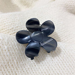 Темно-серый Шикарная женская заколка для волос – элегантный дизайн в виде виноградной лозы с ручкой из акульих зубов