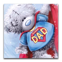 Dodger Blue Valentine's Day Bear Diamond Painting Kits for Adults Kids, DIY Full Drill Diamond Art Kit, Cartoon Picture Arts and Crafts for Beginners, Dodger Blue, 300x300mm