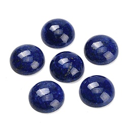 Ляпис-Лазурь Природный лазурит кабошонов, плоский зад, полукруглый, 16x5.5~6.5 мм
