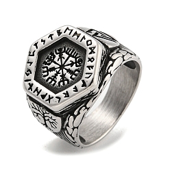 Hexagon 304 Stainless Steel Ring, Hexagon, Inner Diameter: 19mm