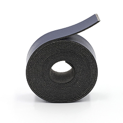 Prussian Blue Microfiber Leather Cord, for Leathercraft, Prussian Blue, 20x1.4mm, about 2.19 Yards(2m)/Roll