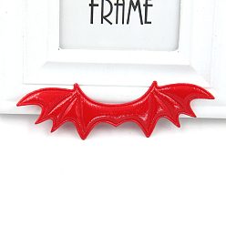 Red Imitation Leather Evil Wings Ornament Accessories, for DIY Hair Accessories, Halloween Theme Clothes, Red, 38x125mm
