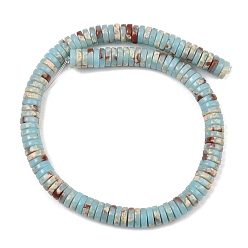 Shoushan Stone Synthetic Shoushan Stone Beads Strands, Heishi Beads, Disc, 10x3mm, Hole: 1.2mm, about 120pcs/strand, 14.96''(38cm)