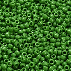 (47) Opaque Mint Green Тохо 8/0 круглые бусины, японский бисер, (47) непрозрачный мятно-зеленый, 3 мм, отверстие : 1 мм, Около 1111 шт / 50 г