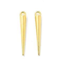 Золотой Тибетский стиль сплава шипованные подвески, без свинца и без кадмия, золотые, 34x4.5x4.5 мм, отверстие : 2 мм, Около 560 шт / 1000 г