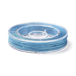 Sky Blue Nylon Thread for Jewelry Making, Sky Blue, 0.8mm, about 7.65~9.84 yards(7~9m)/roll