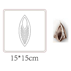 Лист Резка дерева, Со сталью, для diy scrapbooking / фотоальбом, декоративная тисняющая бумажная карточка, изготовление изделий из кожи, лист, 150x150x9 мм