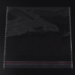 Clear Rectangle OPP Cellophane Bags, Clear, 14x14x0.02cm, Inner Measure: 11x14cm