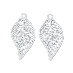 Белый Аэрозольная краска 430 подвески из нержавеющей стали, лист, белые, 19x9.5x0.3 мм, отверстие : 1.2 мм