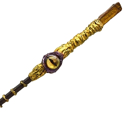 Tiger Eye Natural Tiger Eye Witch Magic Stick, Cosplay Evil Eye Magic Wand, for Witches and Wizards, 350mm