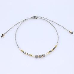 2 Miyuki Crystal Beaded Bracelet - Original European Style Handmade Design