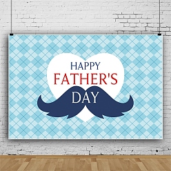 Tartan Father's Day Party Cloth Banner Decoration, Photography Backdrops, Rectangle, Tartan Pattern, 800x1200mm