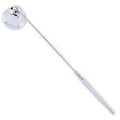 Stainless Steel Color Stainless Steel Candle Snuffer, Stainless Steel Color, 245x38mm, Hood: 38x36mm, Inner Size: 35mm